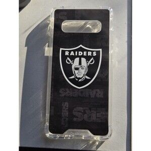 Las Vegas Raiders Samsung Galaxy S10 Clear Phone Case - New, Never Used